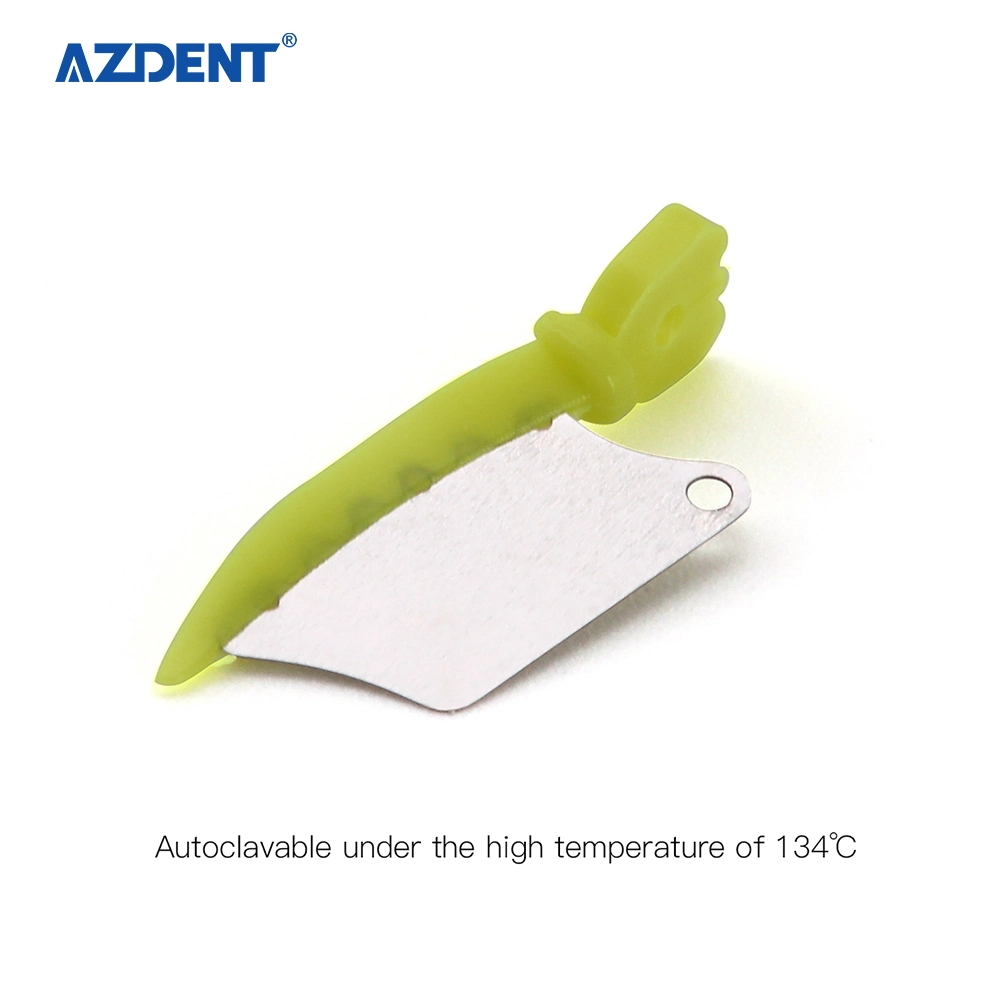 Azdent Dental Prime Teeth Interproximal Plastic Wedge with Protection Dental Steel Matrix