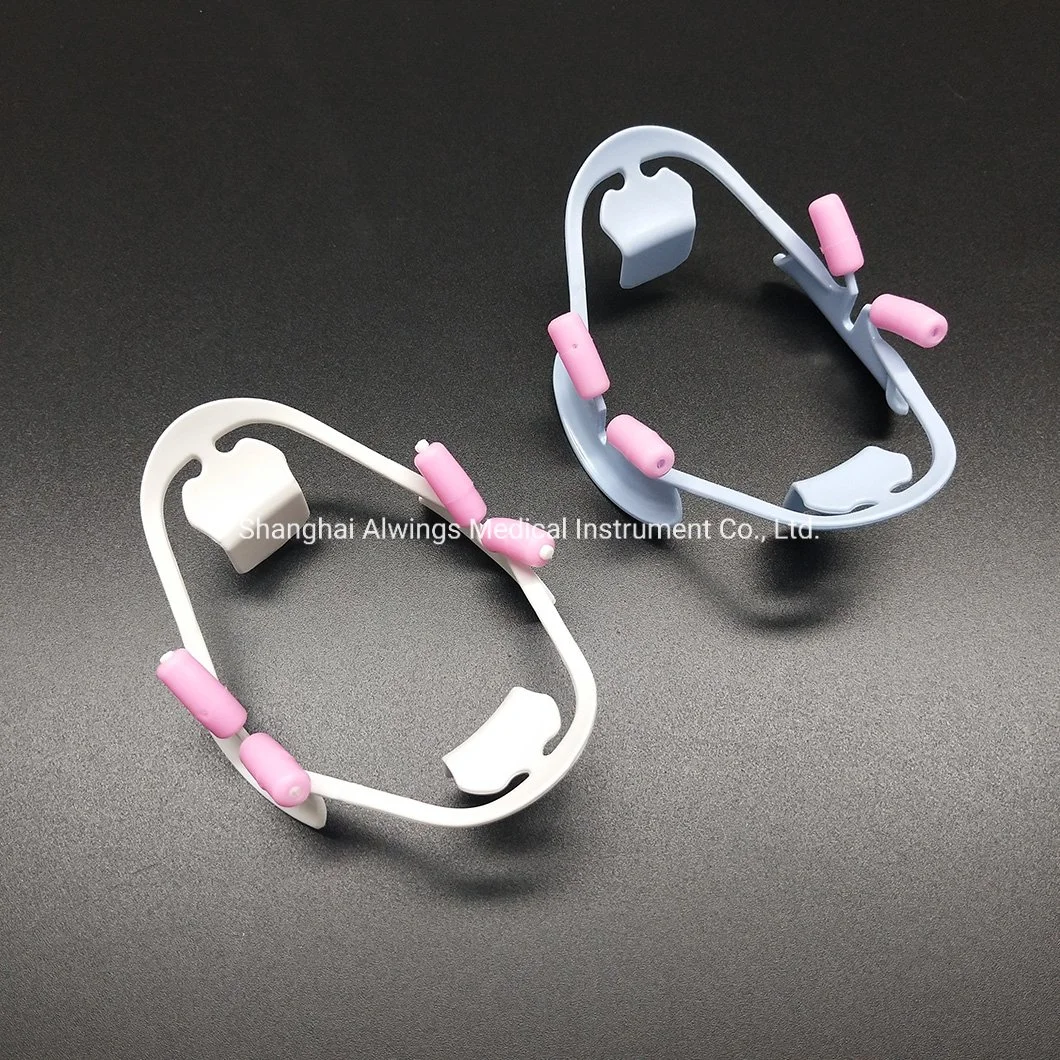 3D Blue/White Cheek Retractor for Dental Procedures